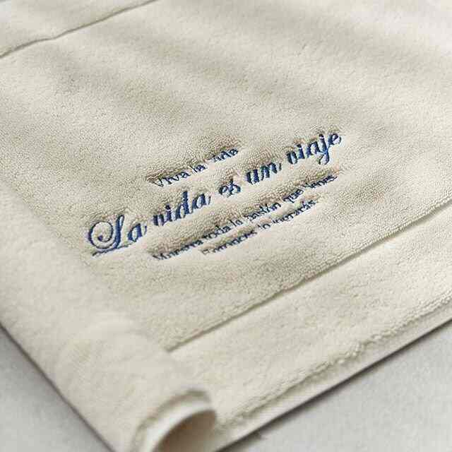 French Typo タオル マット