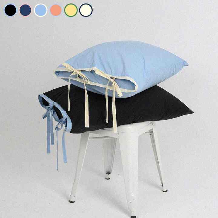 Biscuit Hotel リボン 枕カバー 50x70cm［6色］