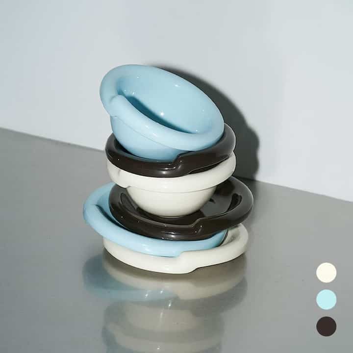 【DOUBLE NOD】ラウンド ボウル［3色］