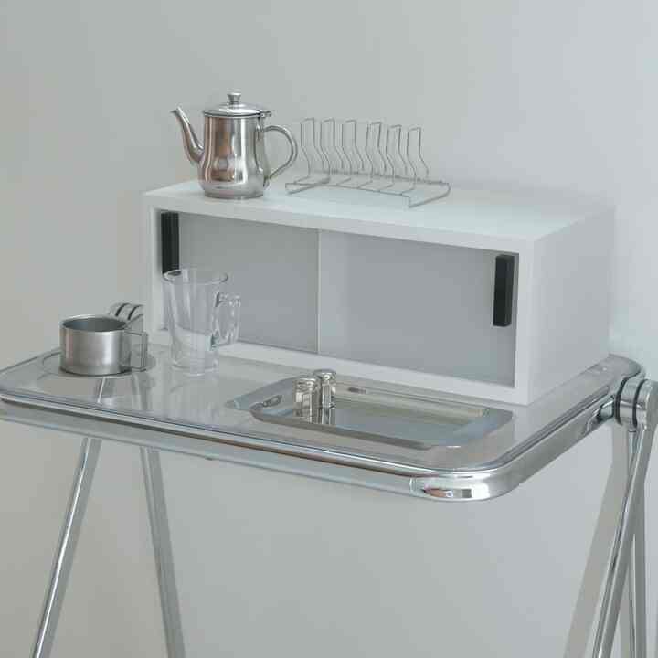 【KIM YOUNG-EUN】1段(H1) 引き戸収納 ミニ BODY COLOR WHITE