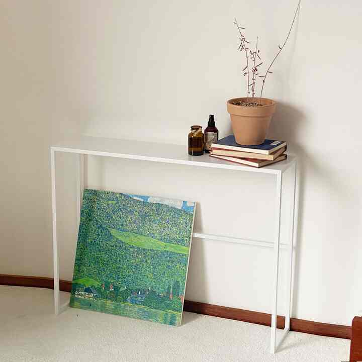 スチール スリム コンソール［2色・9サイズ］