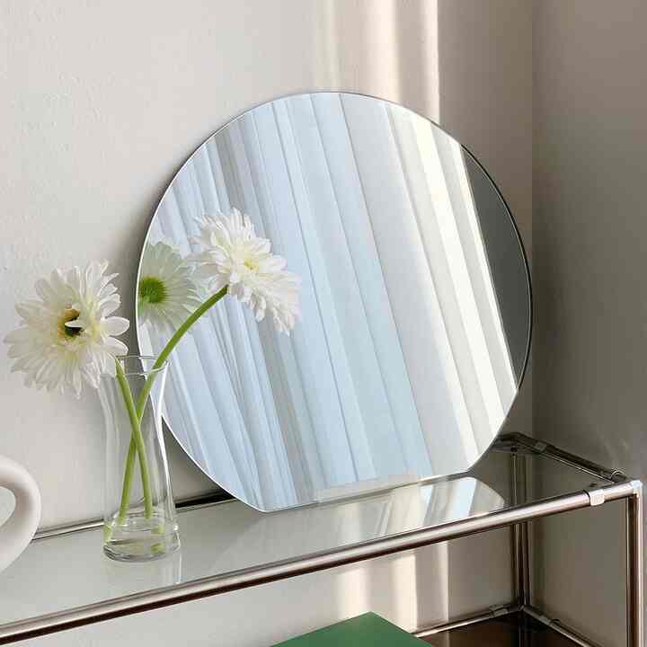フチ無し ラウンド ミラー