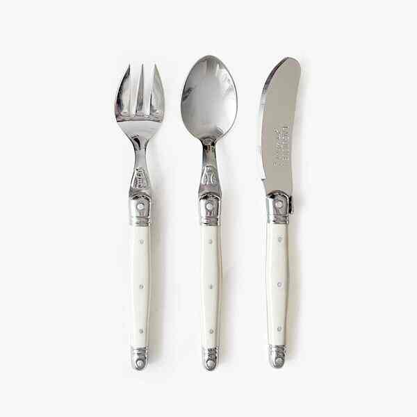 LAGUIOLE デザートカトラリー 3点セット［2色］