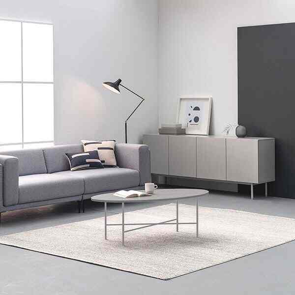 BRUNE ラウンド ローテーブル 120cm