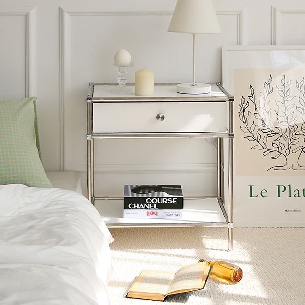 The Frigg 3段1列 モジュール ラック 480［7色］ オレンジ ピンク