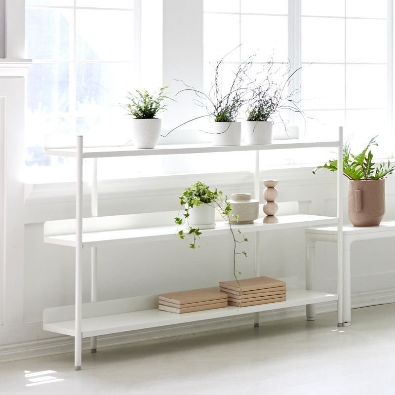 dodot FIRACK-NOUVEAU ラック 3段［4色］ ホワイト ホワイト グレー