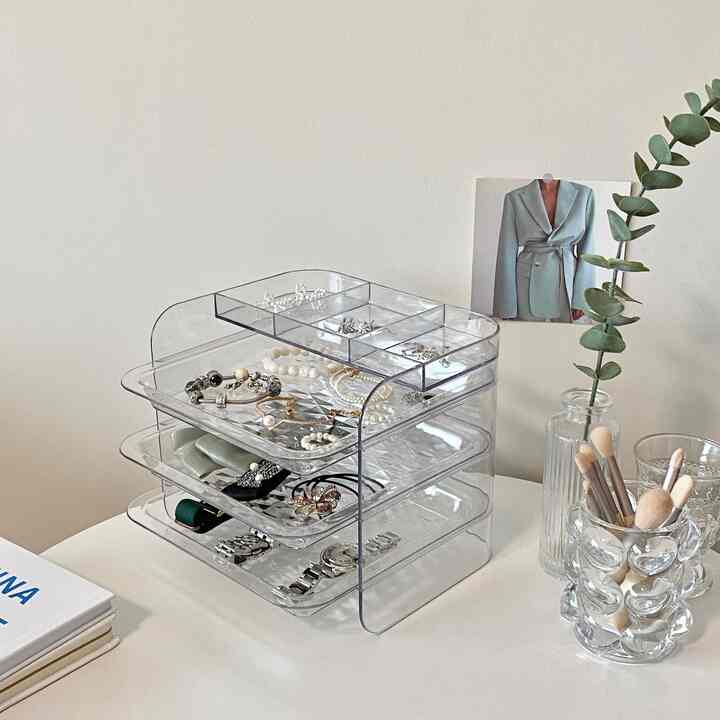 ミラノ アクセサリー収納 シェルフ［2色］