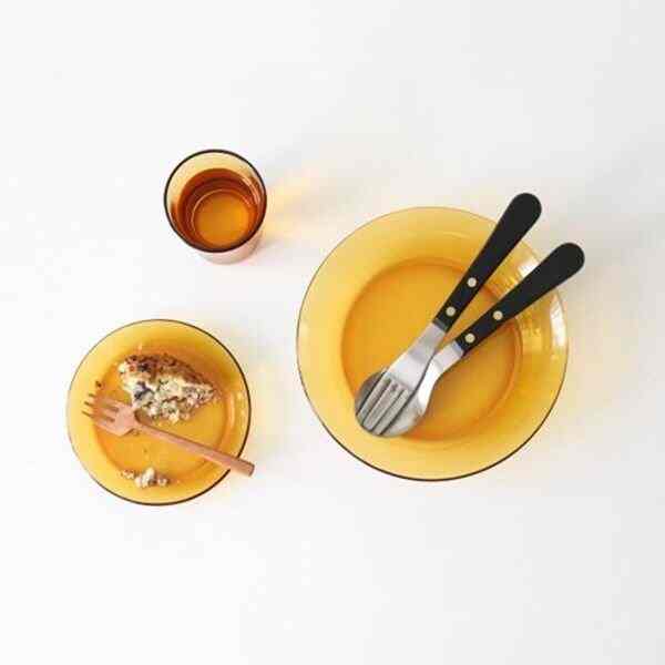 リス プレート アンバー 13.5cm