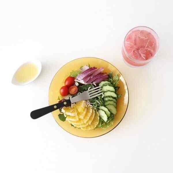 リス プレート アンバー 19.5cm