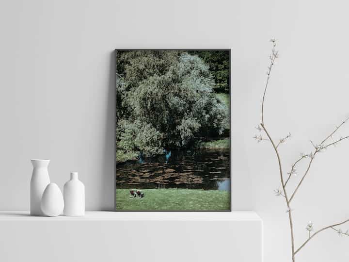 ポスター Calm, Green［4サイズ］