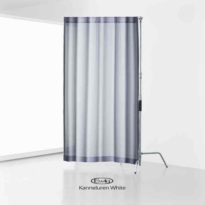 カーテン Kanneluren White