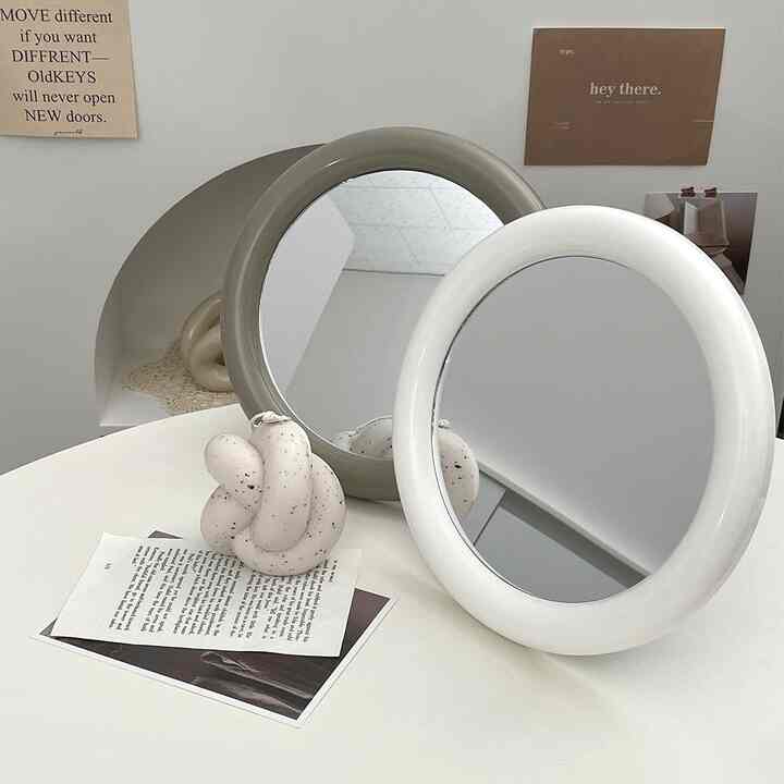 円形 卓上ミラー［5色］