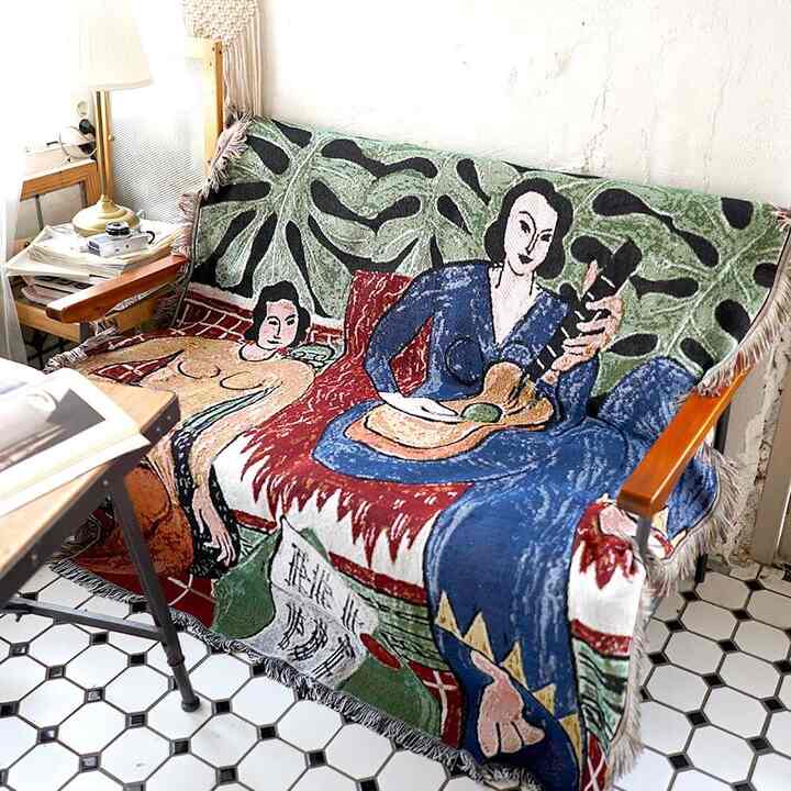 アンリ マティス 音楽 アートブランケット