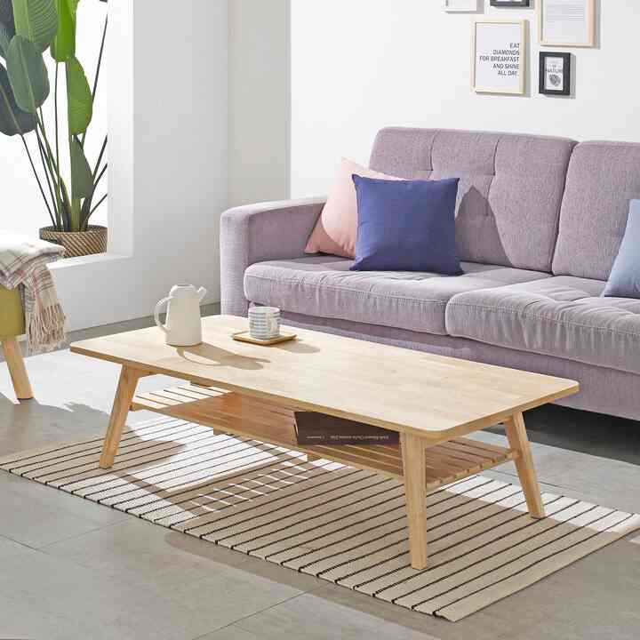 Angular ローテーブル 収納付き［2サイズ］