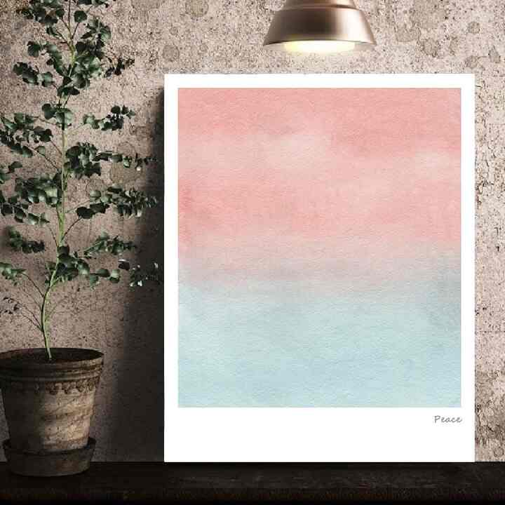 折りたたみテーブル 抽象化 平和［2サイズ］