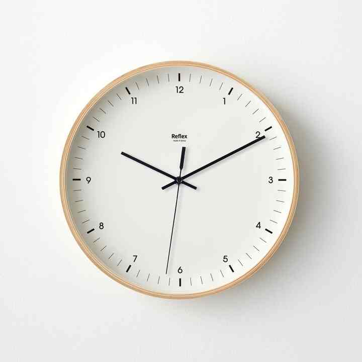 シラカバ 静音 壁掛け時計