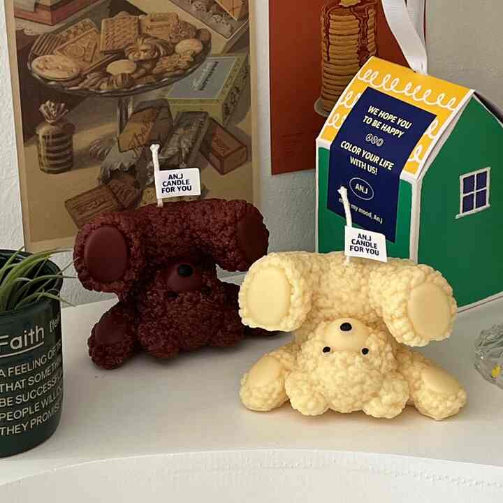 lovely bear キャンドル［3色］