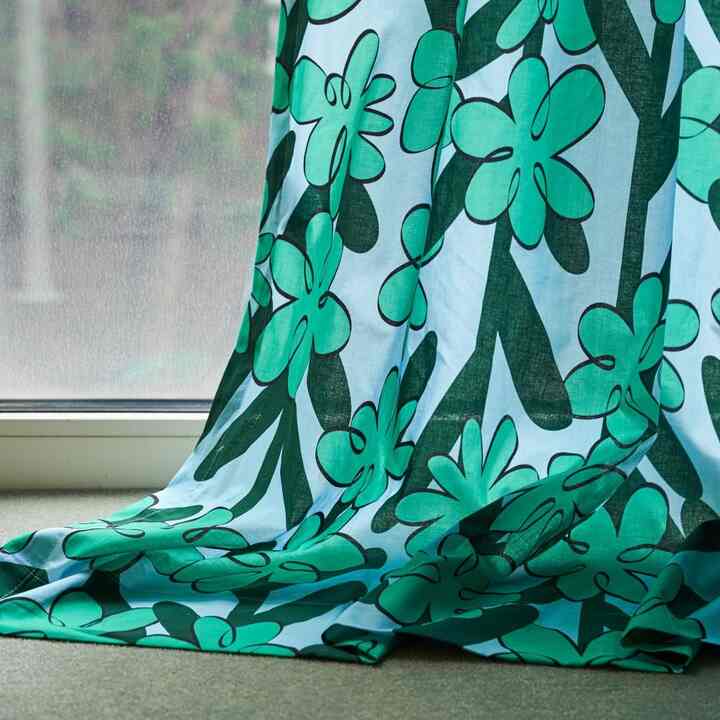 BUBBLY FLOWER カーテン