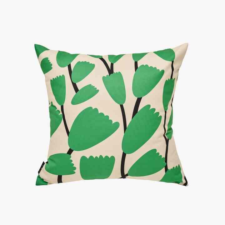 TULIP BREEZE GREEN クッションカバー 50x50