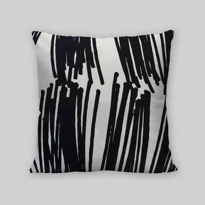 BLACK SCRATH クッションカバー 50x50