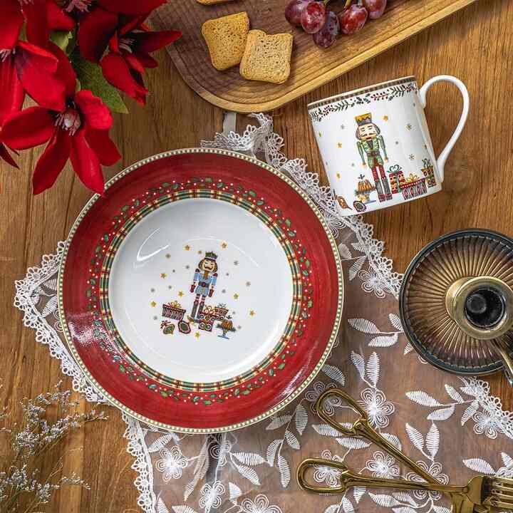 PROUNA クリスマス Nutcracker マグカップ＆プレート セット