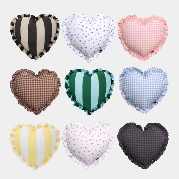 Heart Frill クッションカバー［10色］