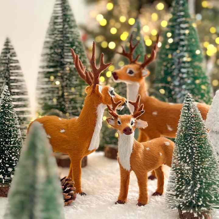 クリスマス オブジェ トナカイ家族［3サイズ］