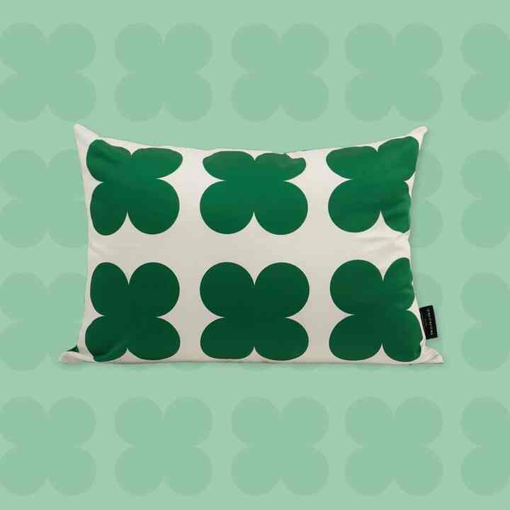 CLOVER IN OHIO CREAM 枕カバー 50x70