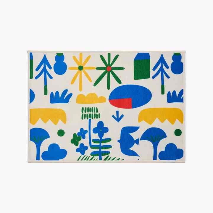 SUNNY VILLAGE マット 70x50cm