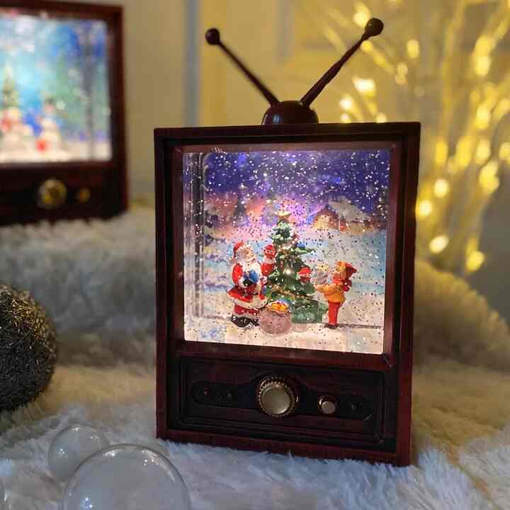 クリスマス スノードーム オルゴール［2種］