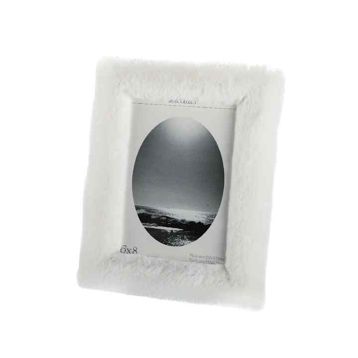 FAUX FUR FRAME (WHITE)