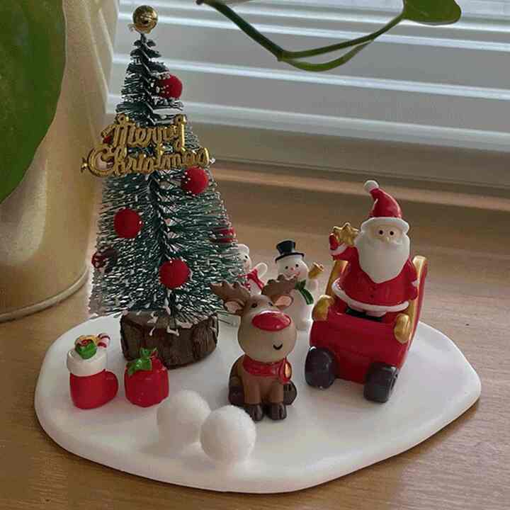 MINI SANTA VILLAGE クリスマス オブジェ セット