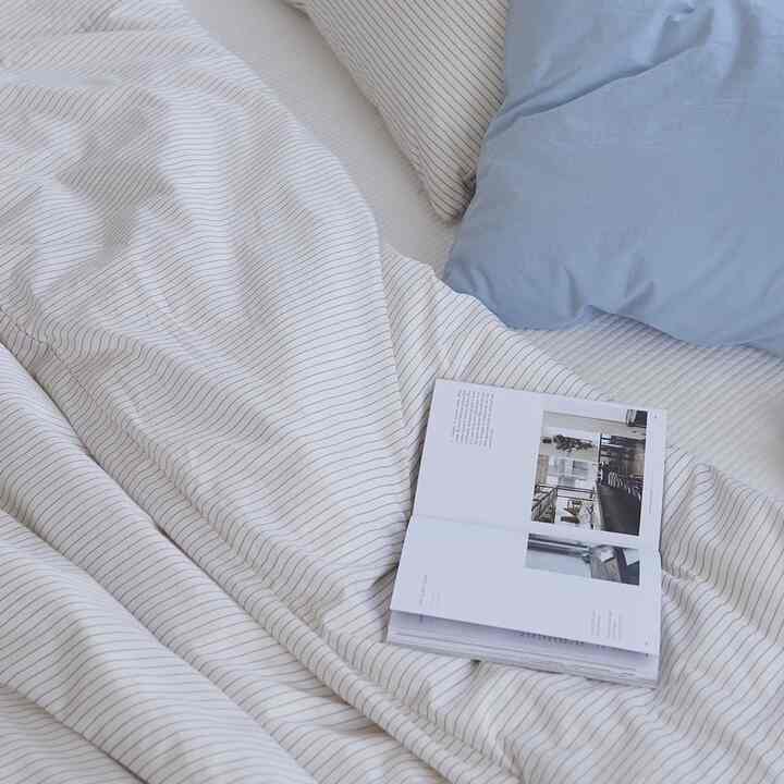 basic cover black stripe 布団カバーセット［3サイズ］