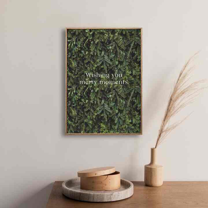 クリスマス フレームポスター 30 Wishing you merry moments