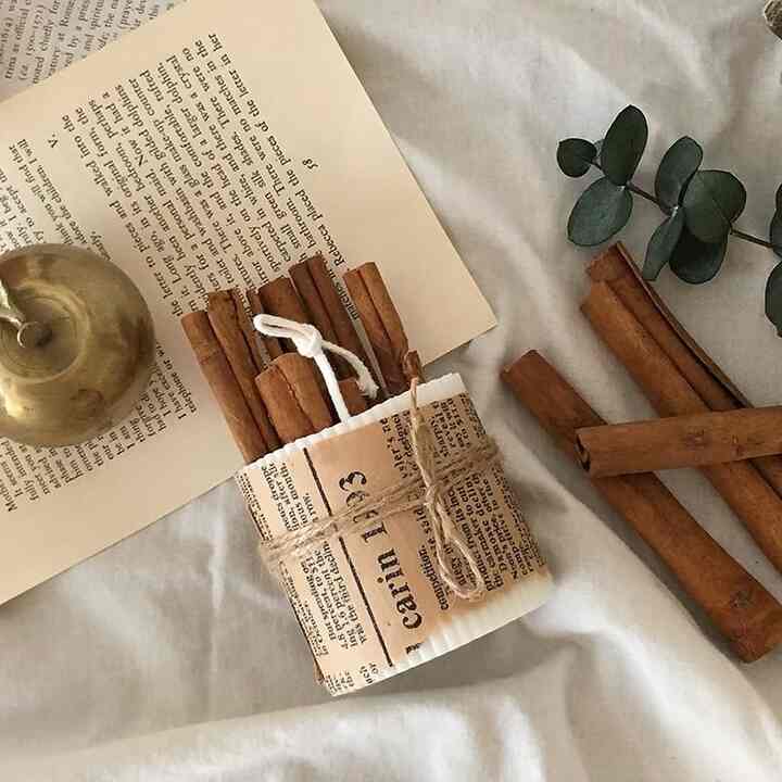 シナモン キャンドル［6種・2サイズ］