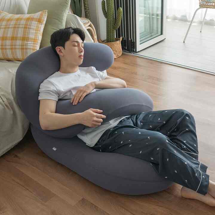 ピーナッツ ビーズクッション［2色］