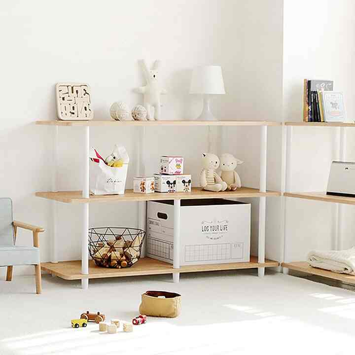 DAILY シェルフ 3段［4色］