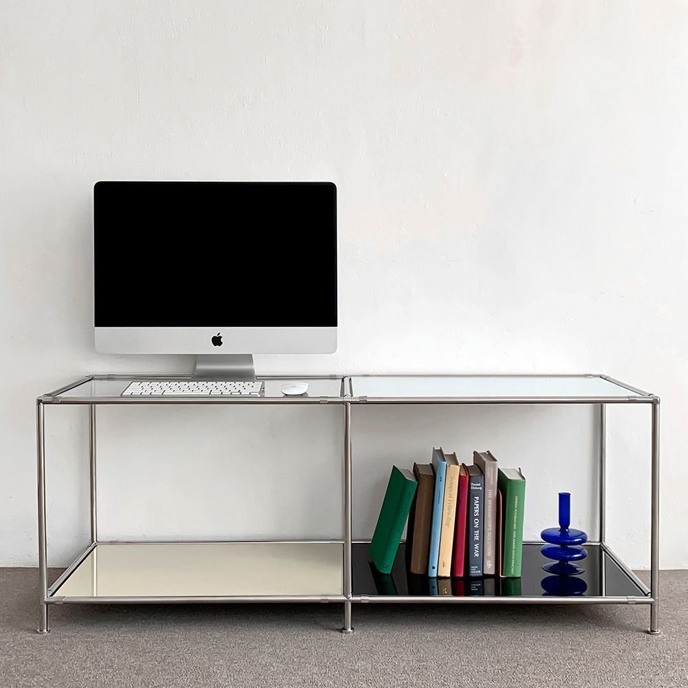 The Frigg 2段1列 モジュール テレビ台 520 引出し型 組み立て不要［6