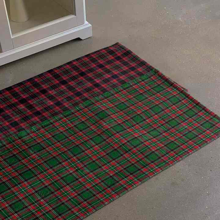 tartan check ラグ［2色］