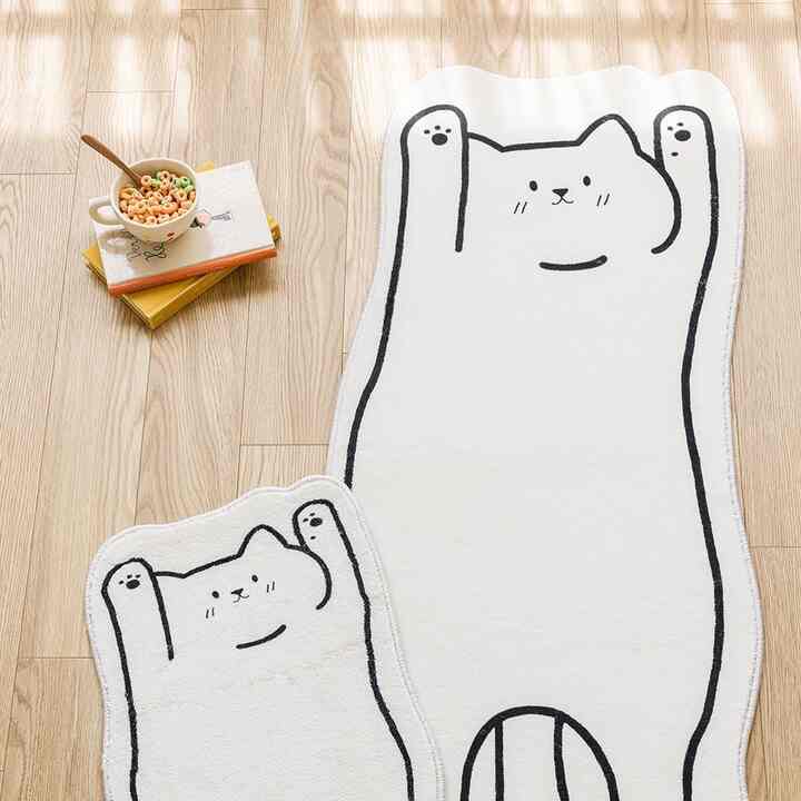 ニャンニャン パンチ ミニ ラグ［2サイズ］