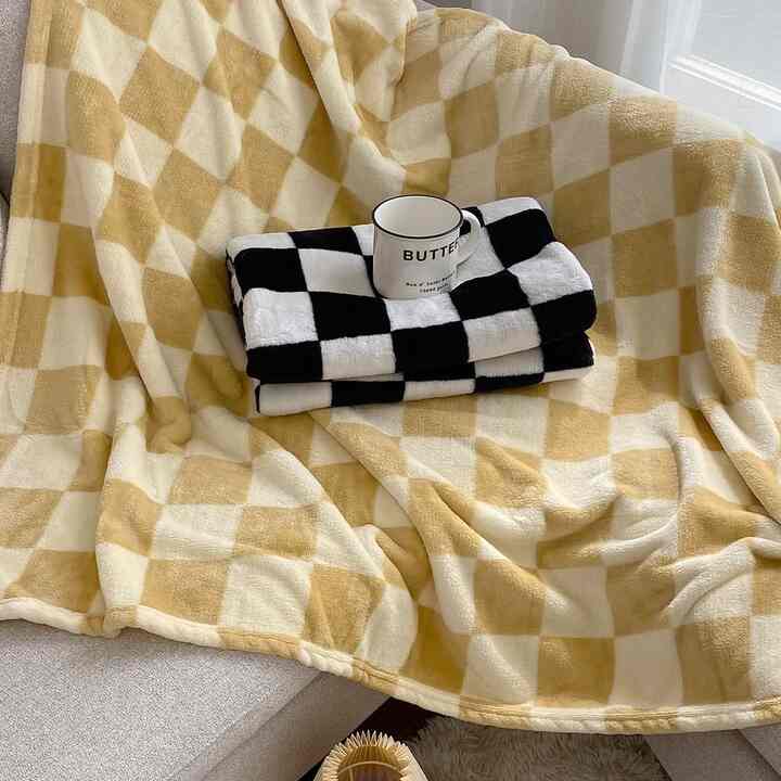 チェッカーボード ブランケット［2色・3サイズ］