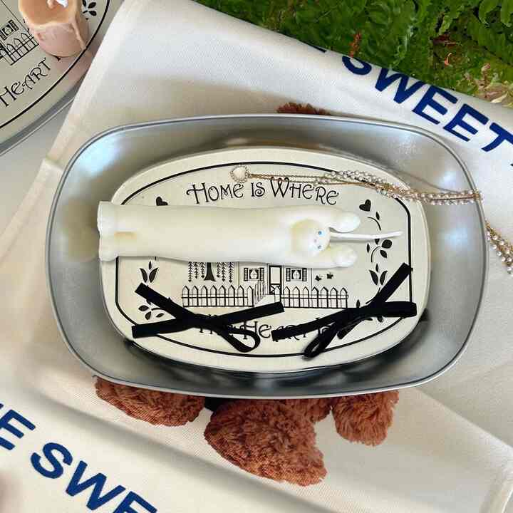 メタル ステンレス トレー キャンドルホルダー 収納ボックス