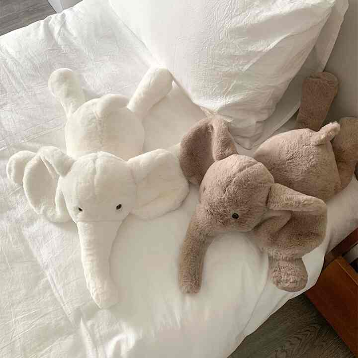 象 ぬいぐるみ［2色・2サイズ］