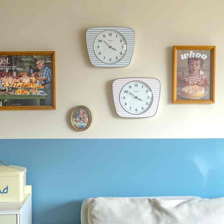 ビンテージ ダイヤ インテリア 壁時計 ver.3［2色］