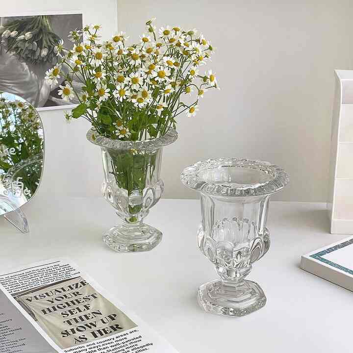 トロフィー ガラス花瓶 中型