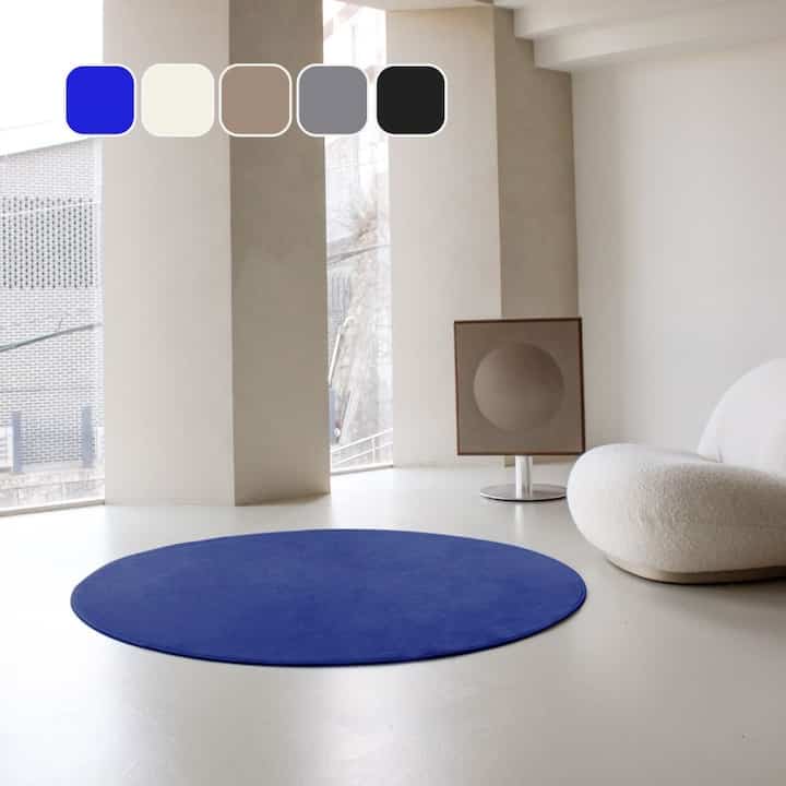 Minimal ラグ 円形［5色・3サイズ］