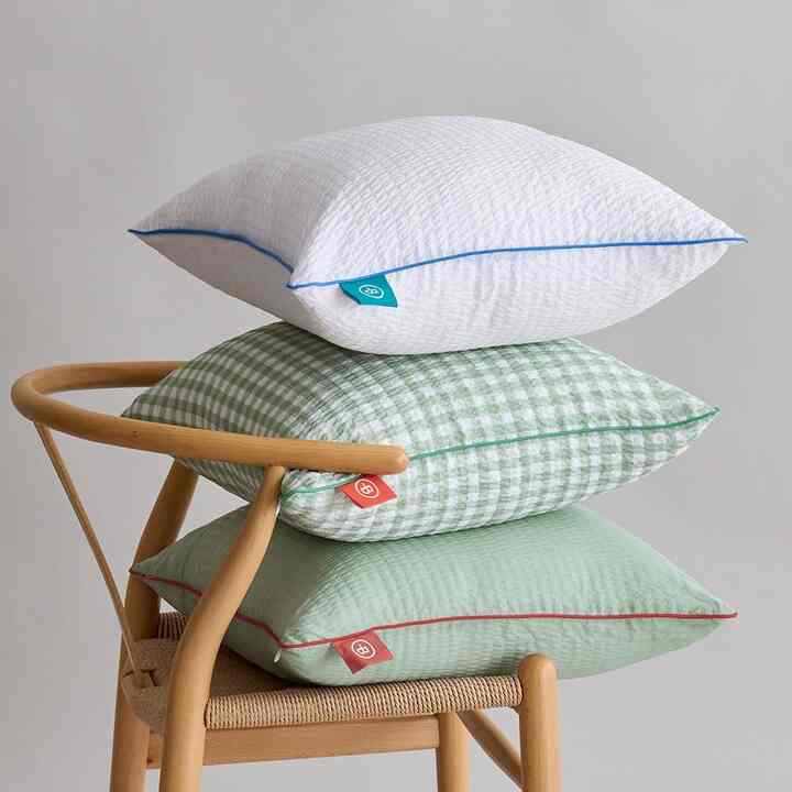 シアサッカー クッションカバー［3色］