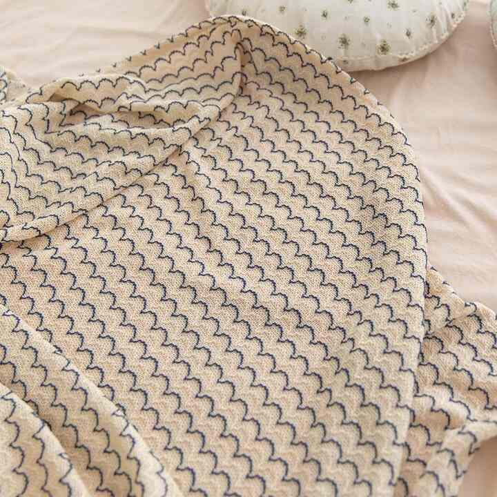 Bonjour ニットブランケット［2色・2サイズ］