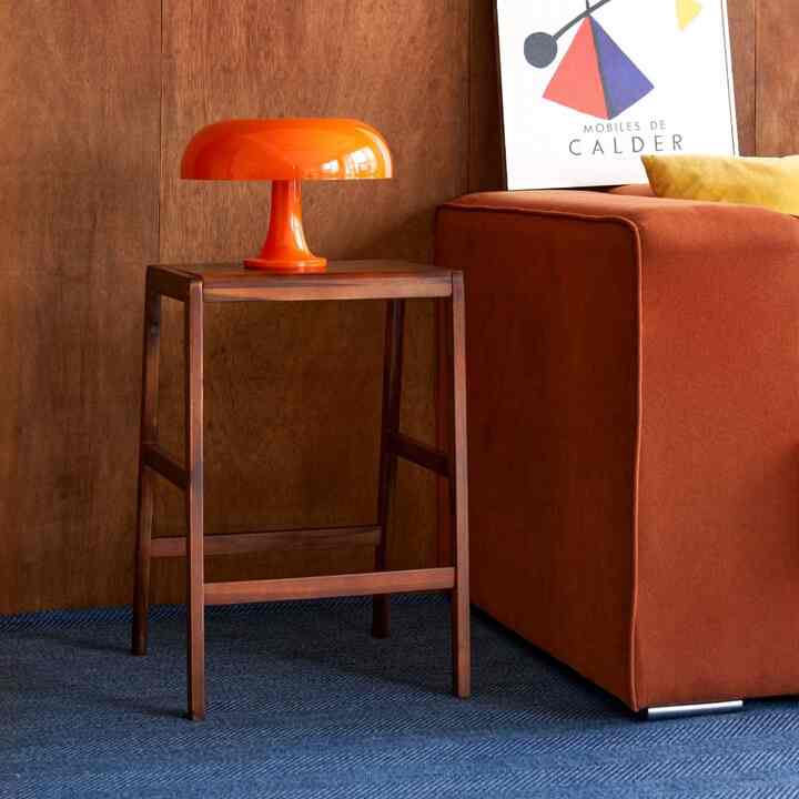 Aiden ウッド 長方形 バースツール