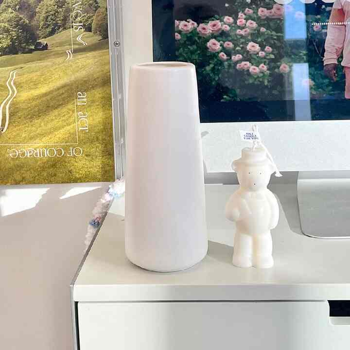 セラミック 花瓶 ストレート